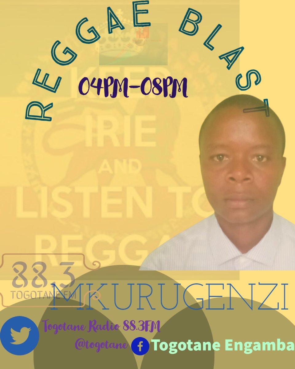 togotane's tweet photo. Reggae Blast 
#MkurugenziRobertMwita
#teusdayedition
4PM https://t.co/8Qlt8bnkUy