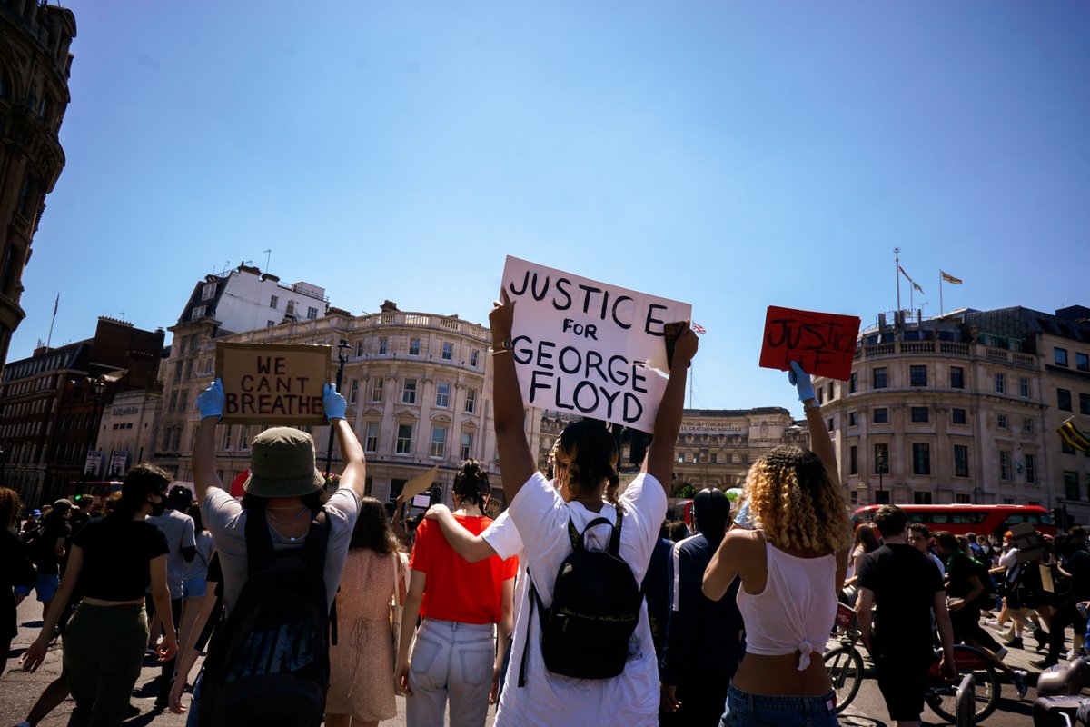ClimateReality's tweet image. A year ago today, George Floyd's murder showed with tragic clarity the systems of oppression, racism, and violence that underpin our world. In the movement that followed, we’ve seen the possibility of a brighter path forward and the scale of the work we must do to get there.