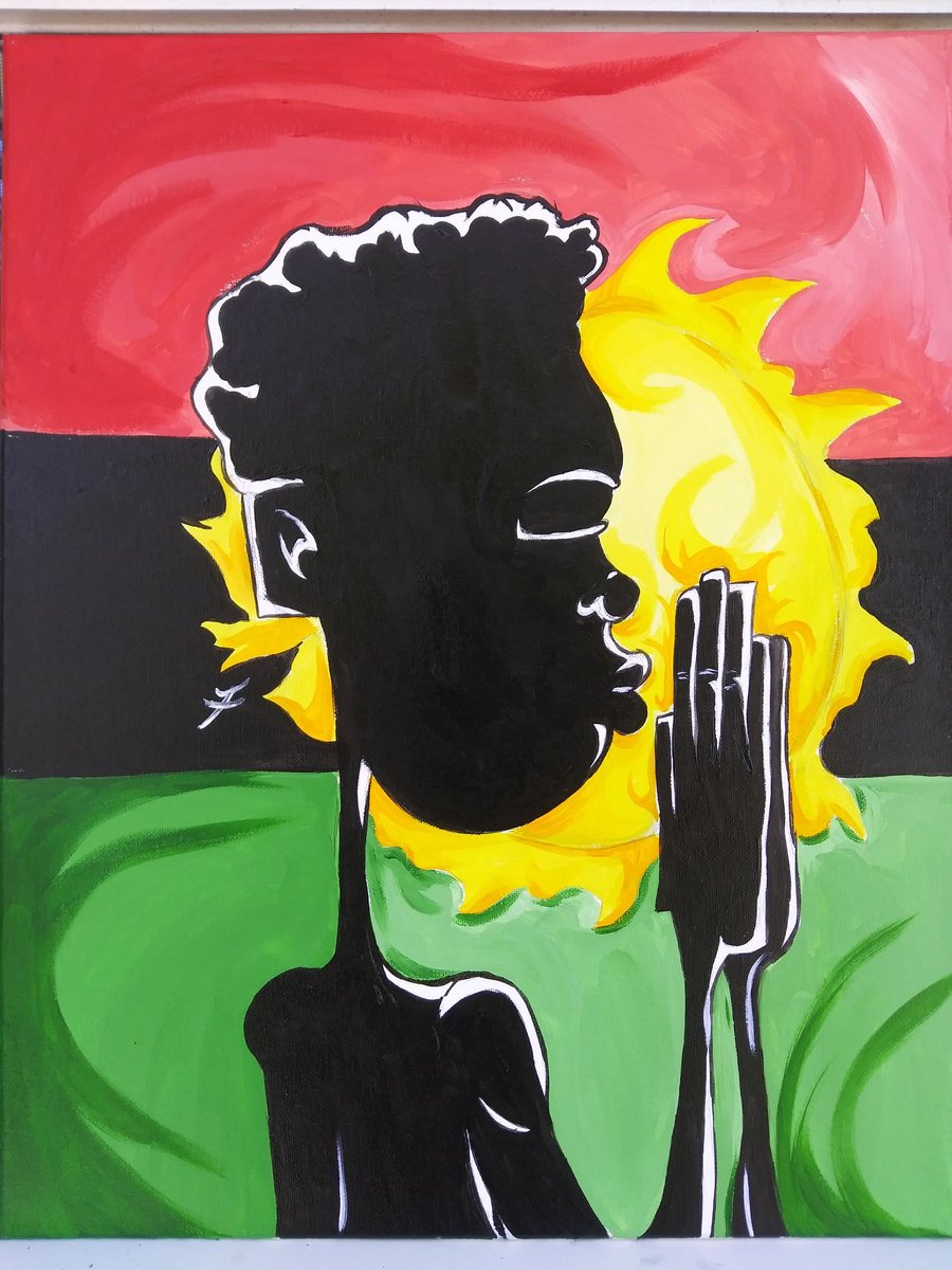 'The Prayer' 
16x 20 
#acrylicpainting by #trealtoonz creator @JaFleuTheArtist

Inspired by a scene from our upcoming #PeanutHeadz: #BlackHistoryToonz '#Juneteenth' short that'll be streaming on @kweliTV
Watchtrealtoonz.com
#blackart #blkcreatives #kweliCREATOR