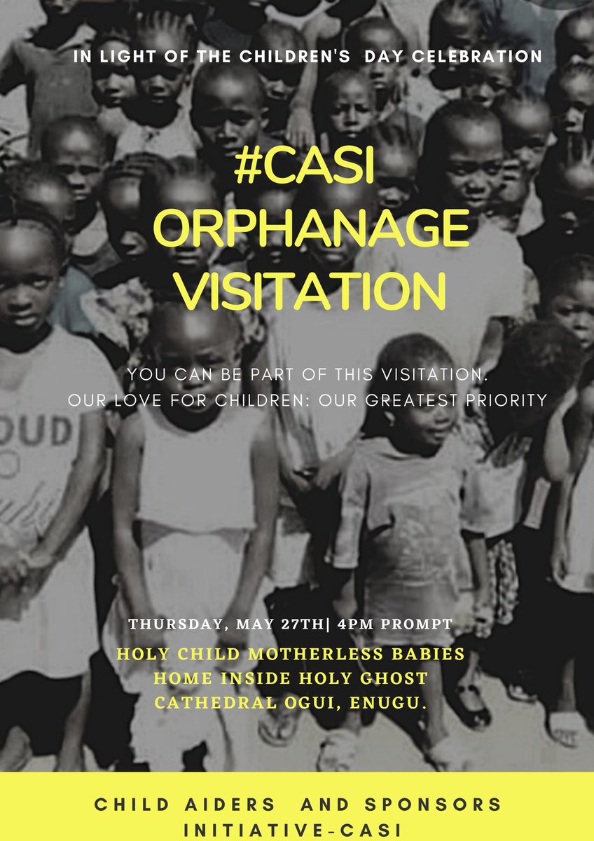 anih_loveth's tweet photo. Celebrate these children the little way you can.

Your little support can go a long way in putting a smile on their faces. 

#childrensday2021 
#childrensdaycelebration 
#ChildrenAreTheBest 
#ChildrenOurPriority 
#OurLoveForChildren 
#ChildAidersAndSponsorsInitiative 
#CASI https://t.co/cgQ5qr1pOo
