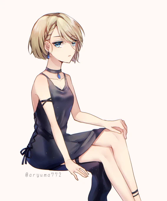 お題箱より「髪を縛ってベストを着ているビヒモ」です
(描きたくなったので)+ドレスレヴィアさん
リクエストありがとうございました! 