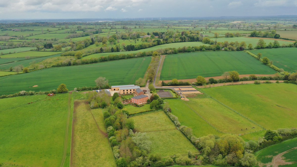 Birdseye view over Bragborough Hall Business Centre, Bragborough Hall Health & Wellbeing Centre and Braunston Secure Dog Walking Field #supportlocal #ThisIsNorthants #familybusiness #bragboroughhallbusinesscentre #braunstonfields #bragboroughhallhealthandwellbeing