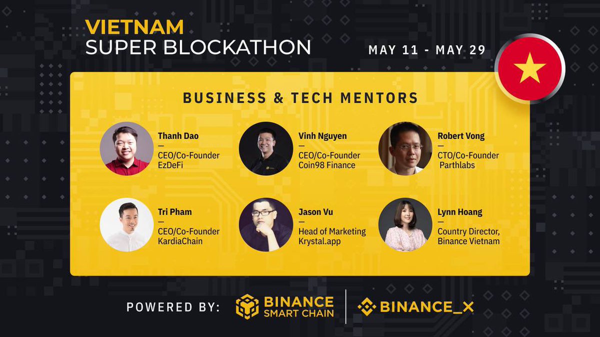 Our CEO <a href="/techcomthanh/">Thanh @ B.ARMY Ventures</a> will be a tech mentor in the <a href="/BinanceChain/">Binance Chain</a> Super Blockathon hosted by <a href="/binance_vietnam/">Binance Vietnam 🇻🇳</a>.

The business network and technological network of #ezDeFi is growing stronger than ever!

$ZD $ZDCash