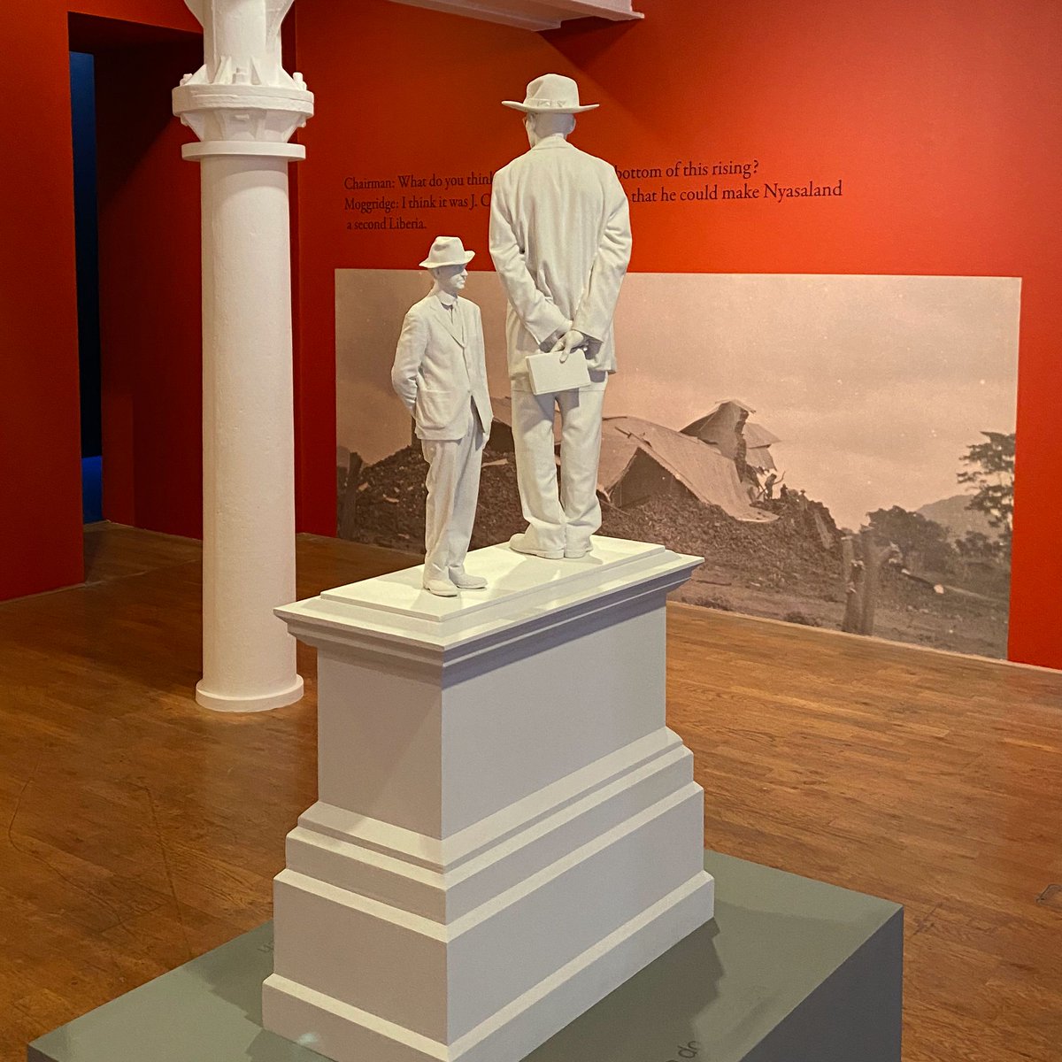 The secret's out 👀 Visit our exhibition to see @kambalu_s's proposal for the #FourthPlinth, revealed today by <a href="/MayorofLondon/">Mayor of London, Sadiq Khan</a> 👏  'Antelope' honours Malawian hero of independence #JohnChilembwe.

Read more and vote for your favourite: buff.ly/3fh95Ck <a href="/NationalGallery/">National Gallery</a>