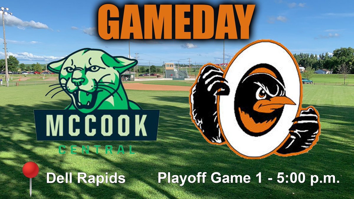 It’s Gameday! 

⚾️ Lennox vs. McCook Central

📍Dell Rapids

🕔 5:00

#WinorGoHome
