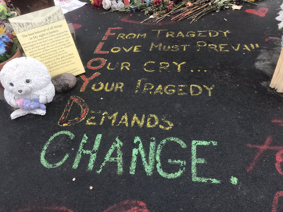 a_m_mathers's tweet photo. Last week Ellie and I visited @GeorgeFloydSQ . Today I’m reflecting on the last year and the work that is left ahead for #justice and #equity to be a thing that is felt, not just spoken. I’ve grown a tremendous amount this year and I’m committed to it just being the beginning. ❤️ https://t.co/l2fTWTS8kQ