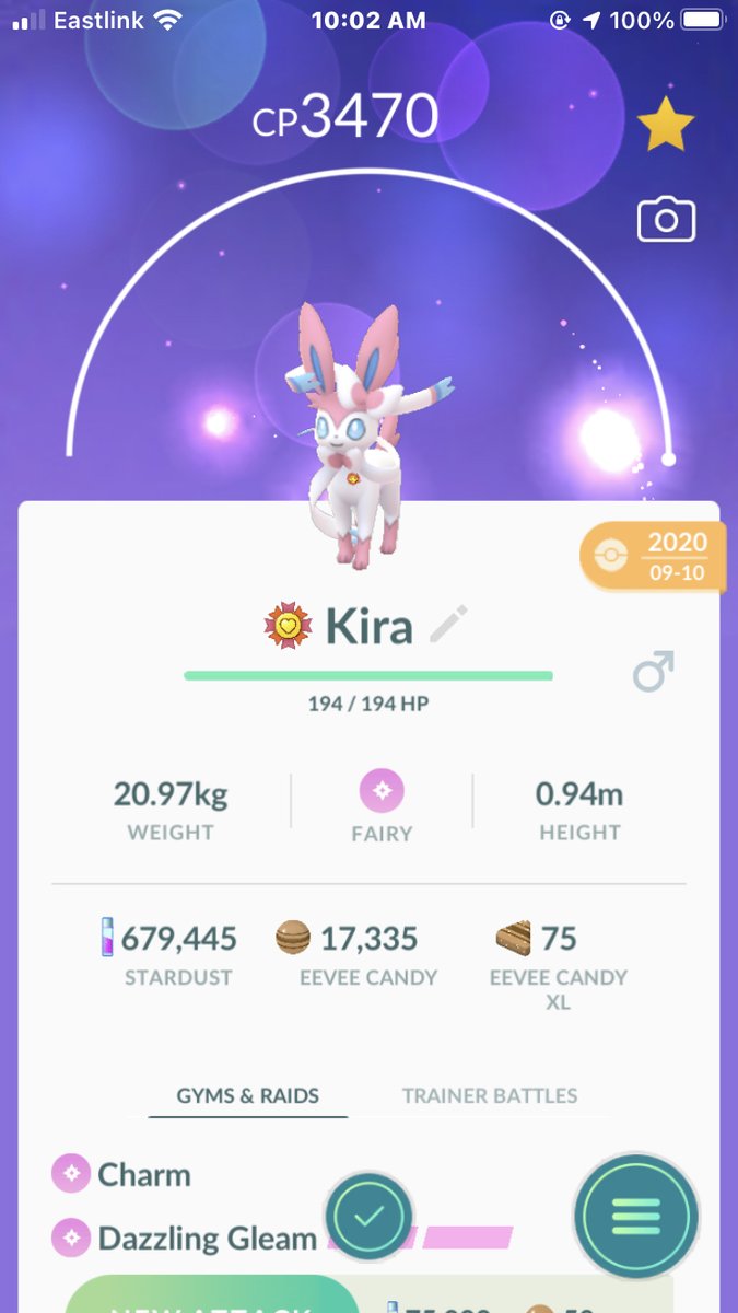 Hundo level 50 Sylveon 💜

#PokemonGO