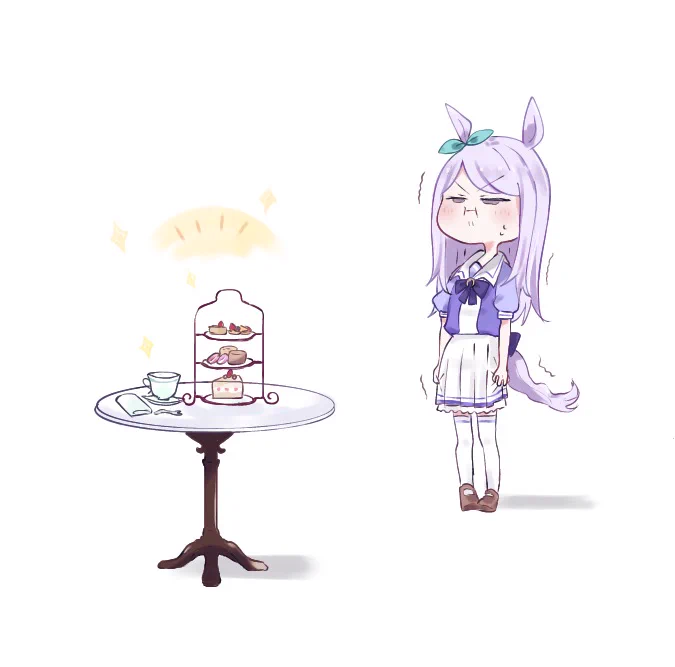 耐えるメジロマックイーン
#ウマ娘 