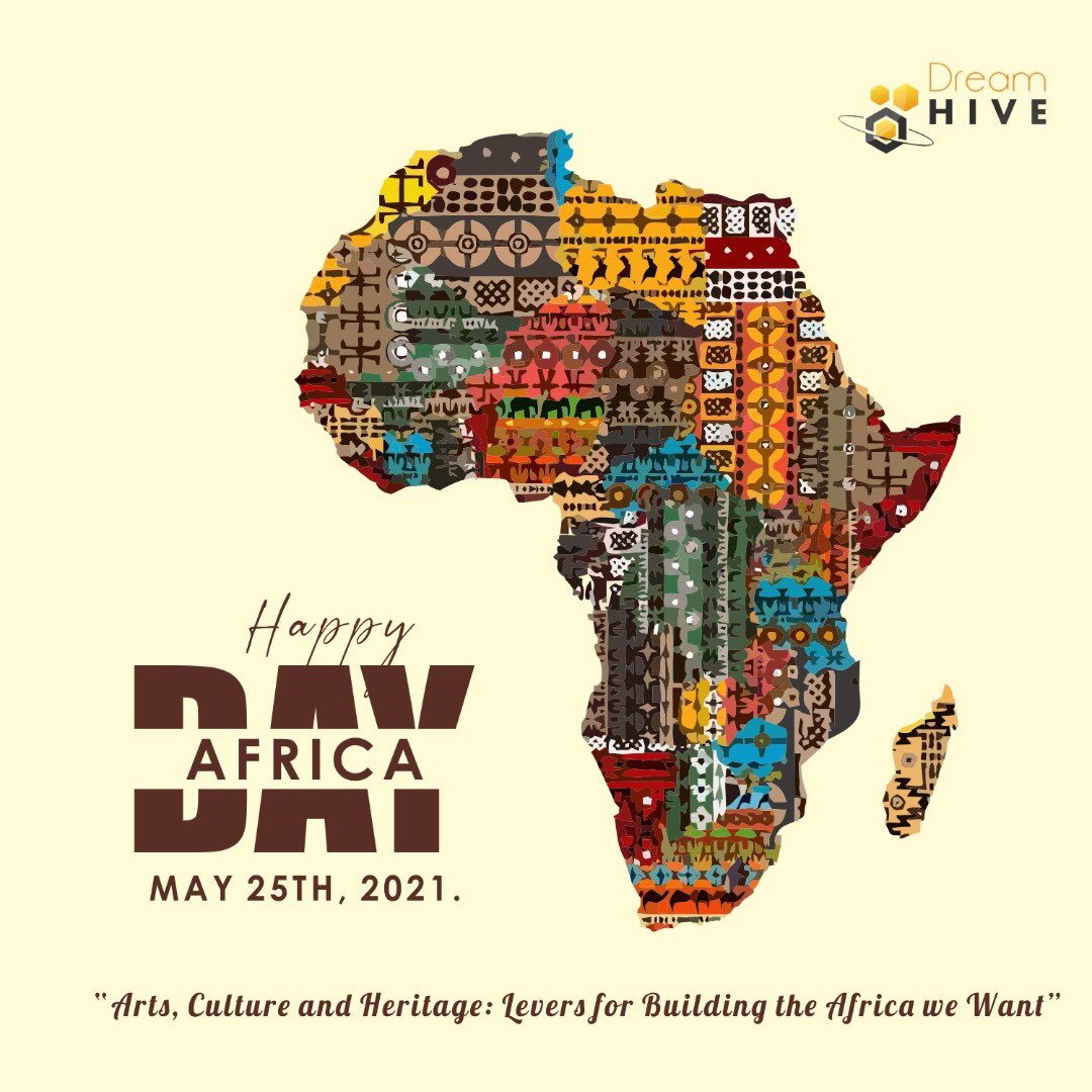 DreamhiveLtd's tweet photo. African Unity Day, also known as Africa day is celebrated annually on May 25th. It commemorates the founding of the Organisation of African Unity (OAU) on this day in 1963. https://t.co/g5lxzeUxmD