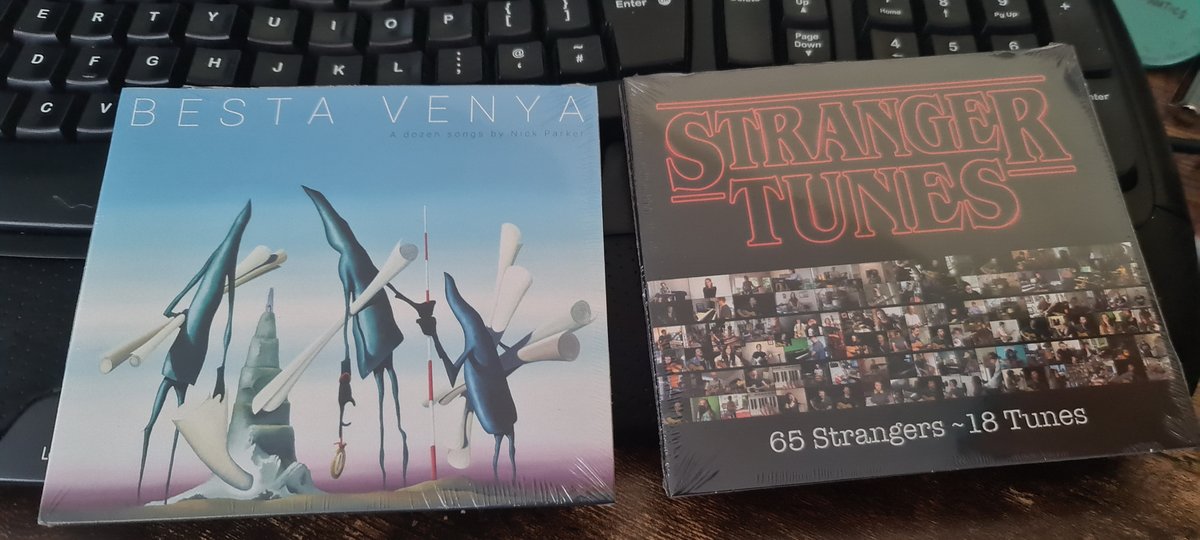 TonyGalea18's tweet photo. Now listening to the brilliant Stranger Tunes by @Nick_Parker1 and co as I work. Stunning collection of songs in collaboration with some amazing artists. Not to mention his own superb album Besta Venya. Makes work a bit more bearable. #StrangerTunes https://t.co/RRSvO7RIKD