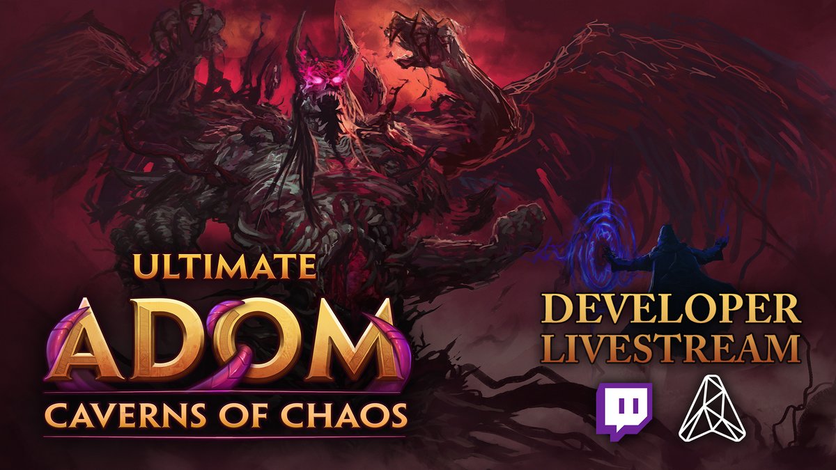 AssembleTeam's tweet image. 🧙‍♂‍ Starting today at 5pm CEST, we have an exclusive #UltimateADOM #EarlyAccess #DeveloperLivestream on #Twitch, hosted by #assembleteam&apos;s Uwe and #TeamADOM developer Björn! 

📺 Follow us, tune in and ask them anything about today&apos;s update: twitch.tv/assembleentert… 

#indiedev