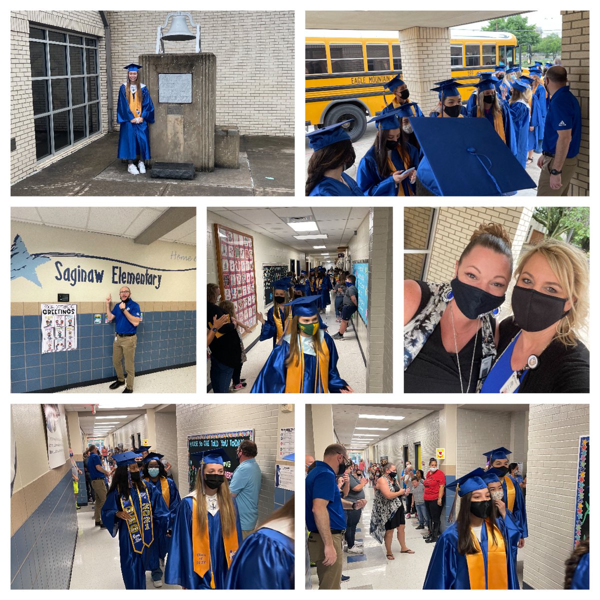 TY <a href="/SaginawElem/">Saginaw Elementary</a> <a href="/2021Bos/">BOS Class of 2021</a> #mrblueattendedhere #thebell #bosproud #emsproud