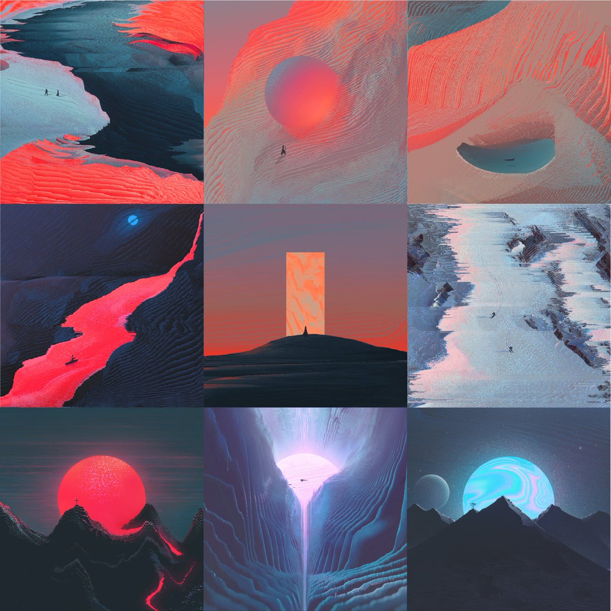 1/ The ＶＡＳＴ series of 10 NFTs on Foundation is now all sold out! I'm mindblown by the realization that all of us here are pioneers in a movement that we can’t even fully grasp yet. We're still at the beginning, and yet way past the event horizon.

A micro thread 👇