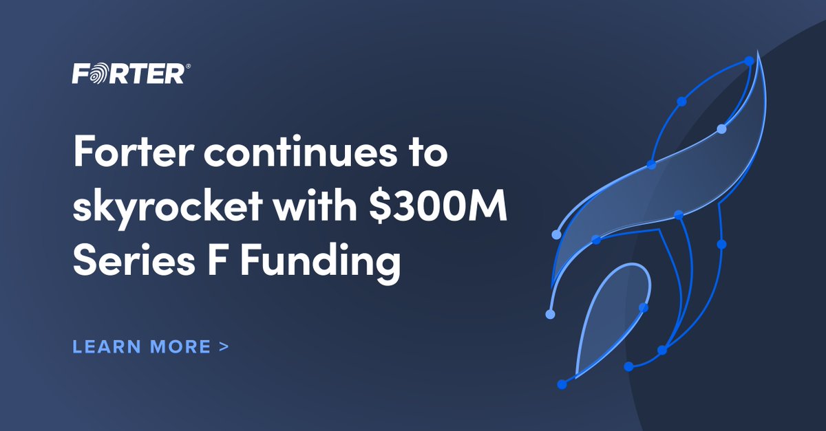 ForterGlobal's tweet photo. This morning, we hit another significant milestone. $300M Series F Funding and a $3B valuation makes Forter the most valuable privately held company ever in the fraud prevention industry. #fraudprevention #ecommerce https://t.co/PAa3DxomBA https://t.co/skRD1Rt9YI