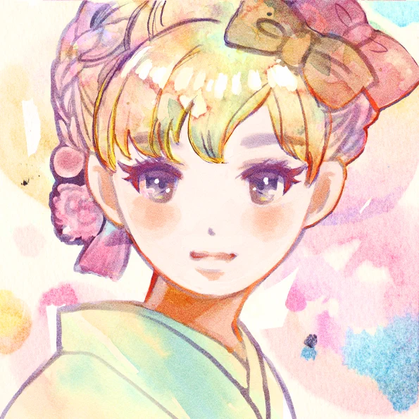 淡い色でまとめてみました♪
#着物イラスト
#和風イラスト 
