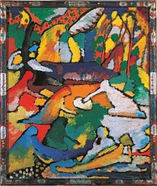 DailyArt2021's tweet photo. Wassily Kandinsky
Fragment zu Komposition II, 1910
Oil on Cardboard 57 x 47.5 cm
Merzbacher Foundation      #onscene #onsite #painting #art #dailyart #artist #painter #beautiful #followme #followus #likeforfollow #LikeCommentShare #fineart #likeit #loveit #drawing #LikeAndShar https://t.co/iMCyNaZdSi
