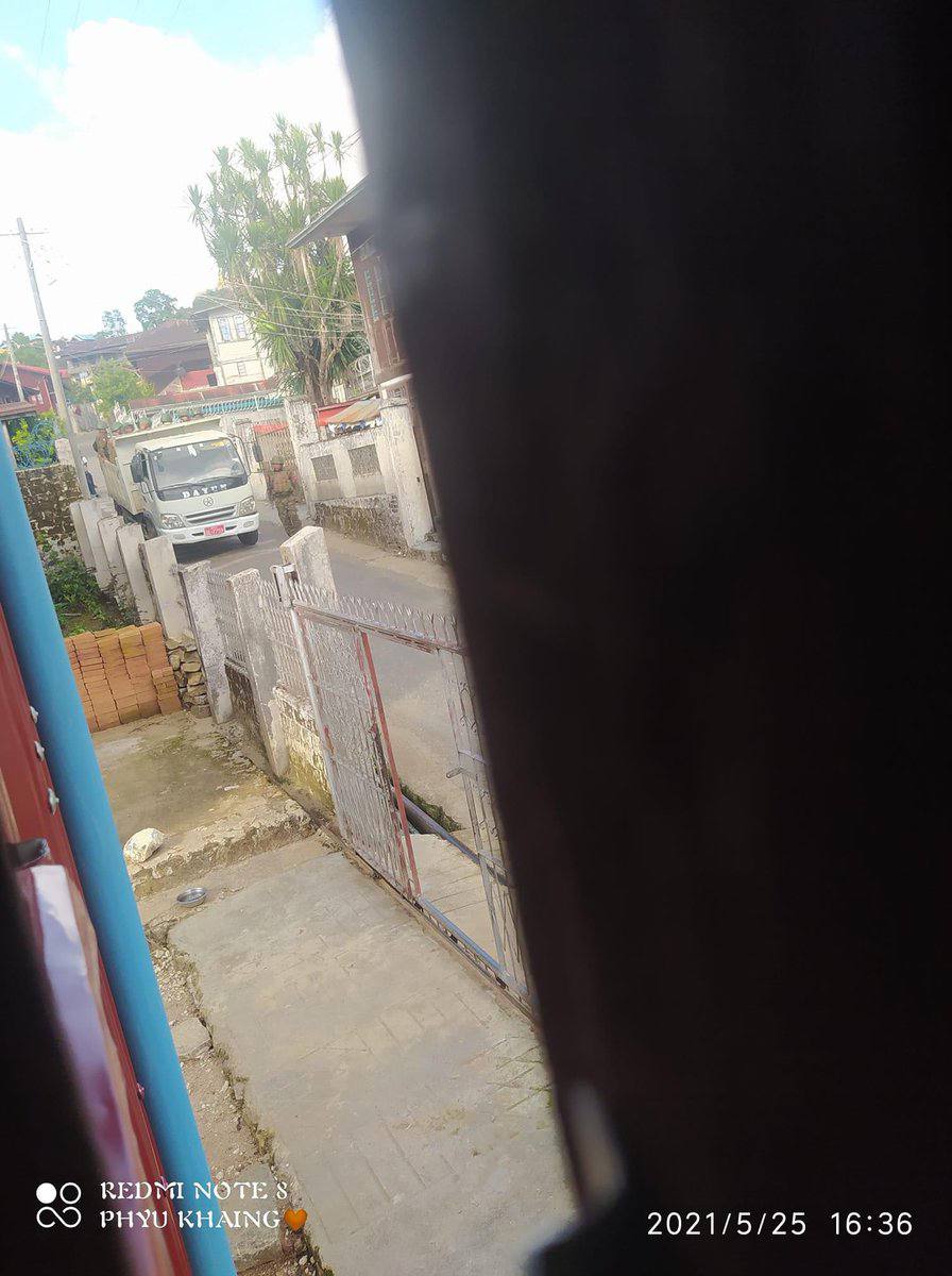 Lay2_474's tweet photo. At around 4:55 pm, terrorists raided KaThaeKyaukSaung village in Western and ABDUCTED Daw KhinOhnMyint, a member of the Mogok Red Cross team, for no apparent reason.They also looted a school library. #May25Coup  #DeclineSACEdu  #WhatsHappeningInMyanmar https://t.co/SRTHQXCbCJ