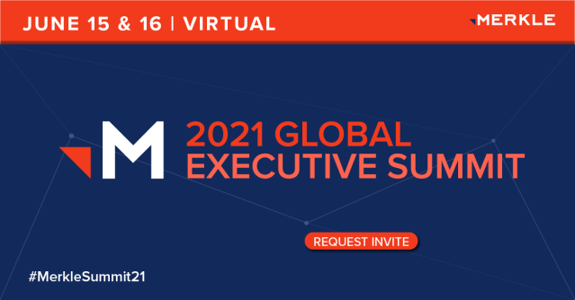 #MerkleSummit21 is going global &amp; virtual! Join <a href="/Merkle/">Merkle</a> June 15 &amp; 16 for 2 days packed with content focused on helping you deliver incredible #CX for your customers. Request your invite: bit.ly/3bPzaGM