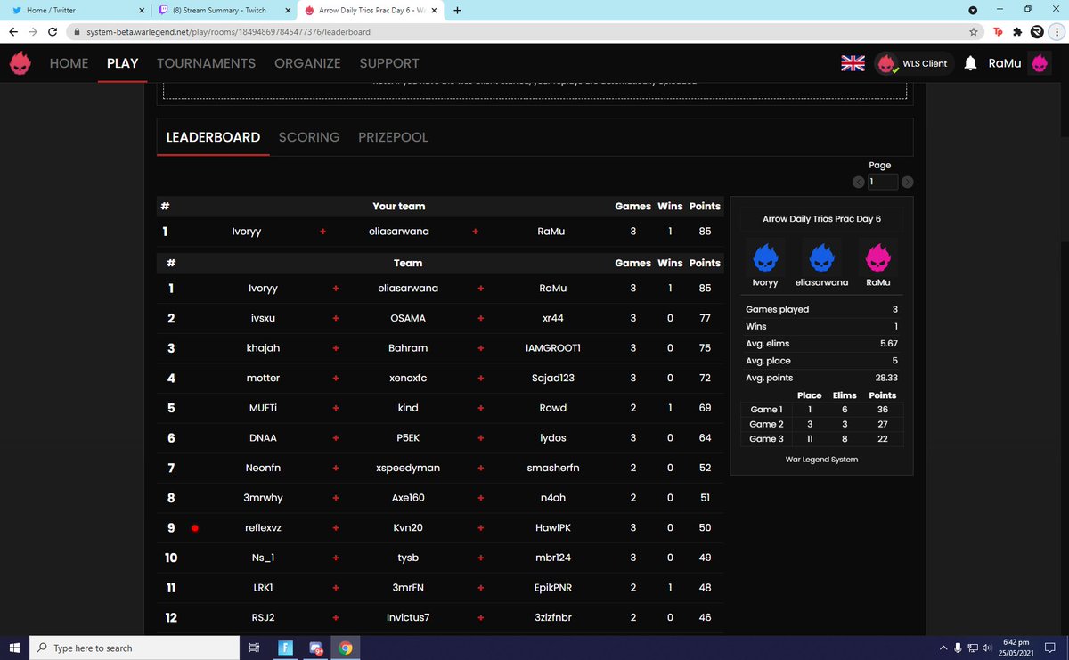 RaMuFN's tweet image. 🥇 in Arrow Cup