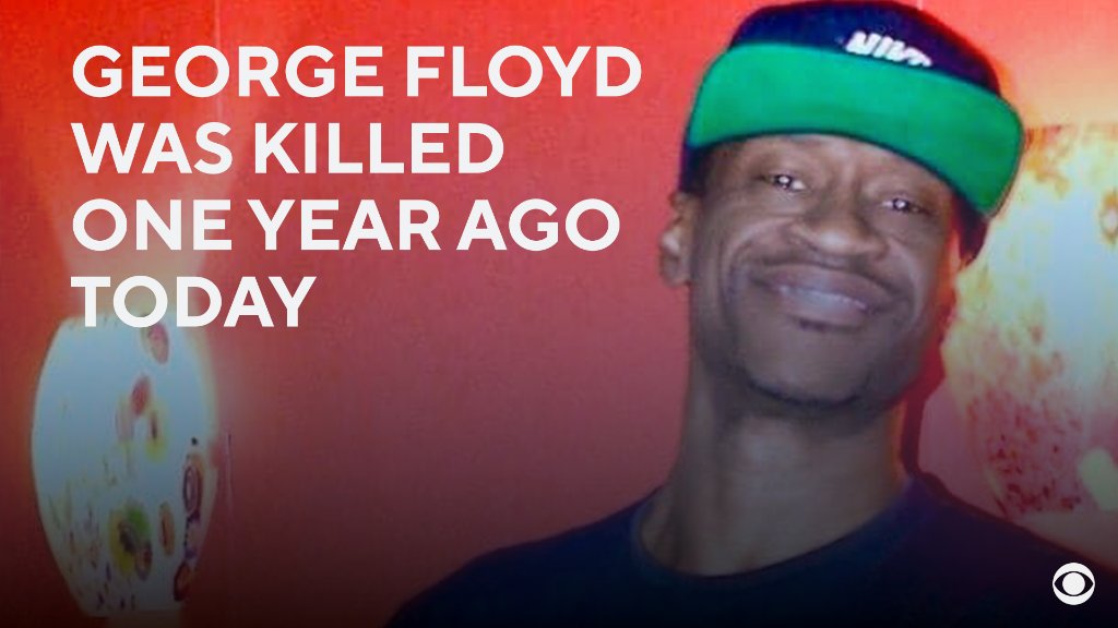 CBSNews's tweet photo. On May 25, 2020, George Floyd, a 46-year-old father of five, was killed by former officer Derek Chauvin – sparking protests across the world.

One year later, Chauvin is convicted of murder and the House has passed a police reform bill in Floyd's honor. https://t.co/VH9GcHn2Hs https://t.co/rvO8XN5DTe