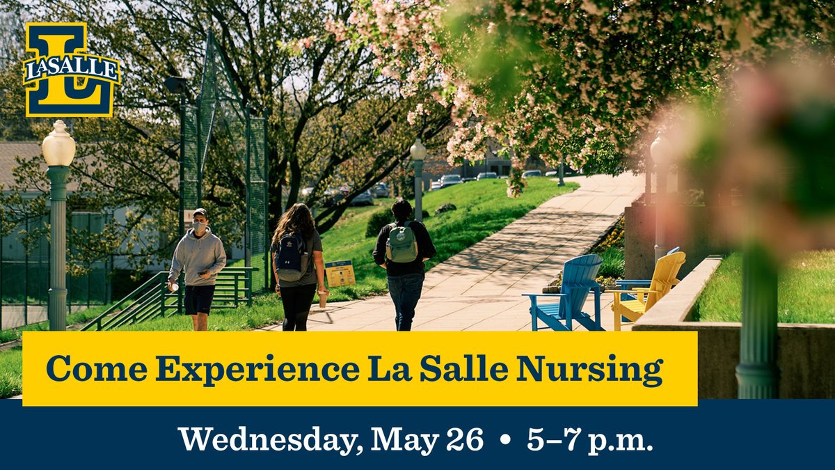 Nursing and health sciences students: Join <a href="/LaSalle_Admiss/">La Salle University Admissions</a>, faculty, staff, and students tomorrow for a special collaborative Nursing and Health Sciences workshop to learn what La Salle has to offer. Register today: bit.ly/3bNOkMx