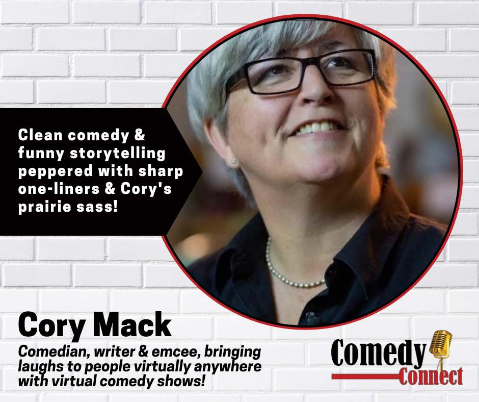 ComedyConnectCA's tweet photo. New to us  but certainly not new to the world of comedy. We are very happy to now have @corymack  on our roster of comedians.

If you would like to lean more about Cory Mack and her storytelling style of comedy, please visit our website: https://t.co/QooVPrlYx4 https://t.co/eRP9sjbxxM