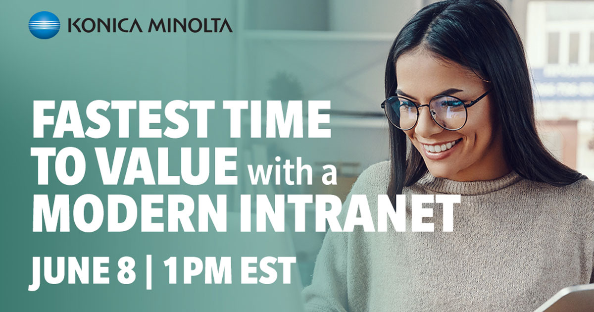 KonicaMinoltaUS's tweet photo. Join us for an upcoming #VitrualEvent! Konica Minolta's @Calicea1122 &amp; @LornePhelps (@PowellSoftware) will discuss the different aspects that need to be considered to define a modern #DigitalWorkplace that truly drives the #HybridWork transformation 💡 https://t.co/AtsksIG7jO https://t.co/h6PPTuxO3N