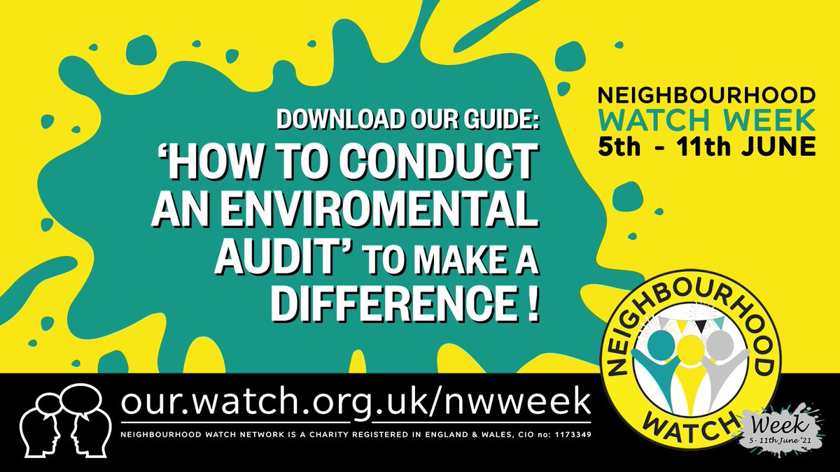 Want to support you community but not sure where to start? Download our ‘How to do a conduct and environmental visual audit’ guide this Neighbourhood Watch Week to make a difference in your community. #LetsStayConnected Visit ourwatch.org.uk/nwweek <a href="/N_Watch/">Neighbourhood Watch</a> <a href="/SuffolkNW/">SuffolkNWAssociation</a>