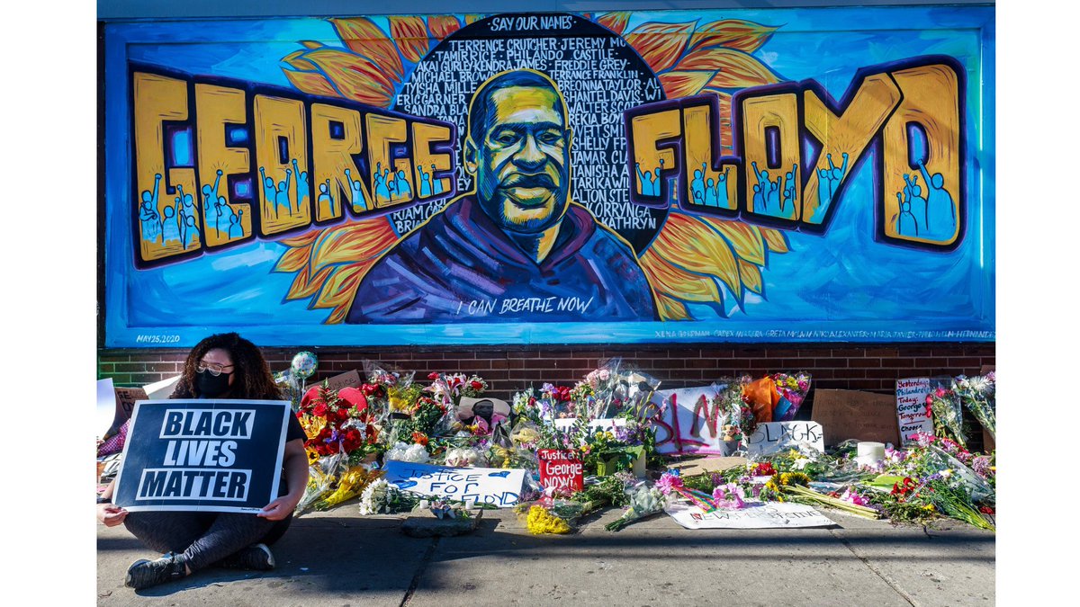 WithinHisGrip's tweet photo. 1 year ago today. 9 minutes &amp; 29 seconds.  #GeorgeFloyd #SayTheirNames https://t.co/OIJ6vID1WA