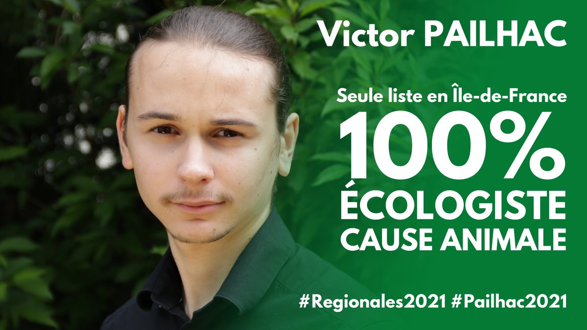 lang_rousseau's tweet photo. La seule liste 100% écologiste et cause animale, c'est @OserlEcologie conduite par Victor Pailhac !
#regionales2021
#IledeFrance
#levivantdabord
#climat
#causeanimale https://t.co/zsjPbb74Cc