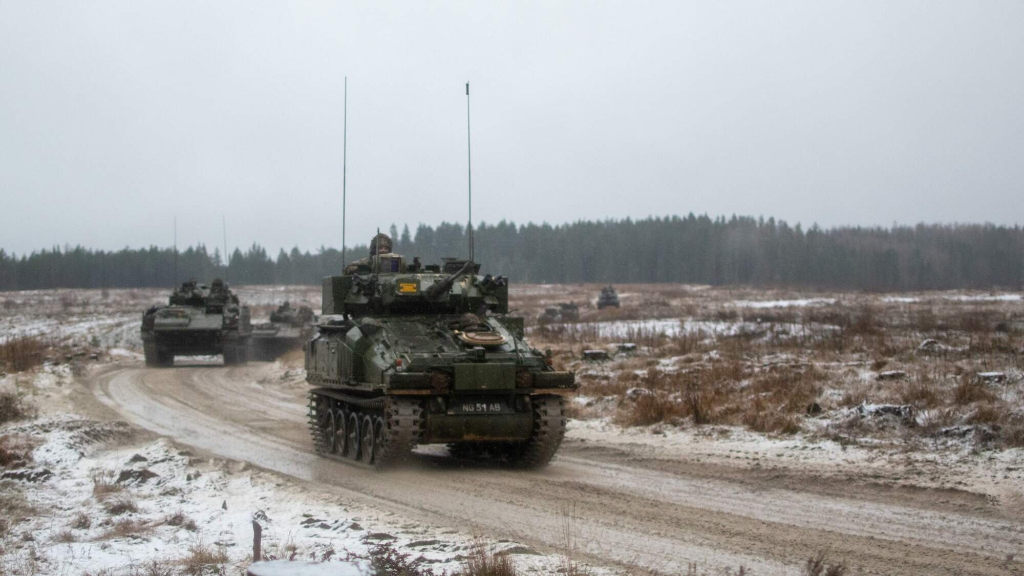 The Other Chris on Twitter: "Scimitar Mk.2 in Estonia, posted by NATO 4th  January 2021. Minus the bar armour and "spoiler" seen in Afghanistan. Scimitar  Mk.2 is a new-build Spartan Mk.2 hull,