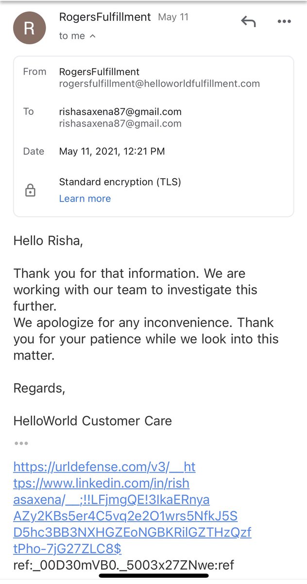 SaxenaRisha's tweet photo. @HW_inc I am still waiting for Rogers offer fulfillment of $150 Prepaid MasterCard #HelloWorld #Rogers #RogersFulfillment by when can I expect the resolution?

 @Rogers @RogersHelps Rogers Interaction# i1651375265. https://t.co/ePZduEwWOf