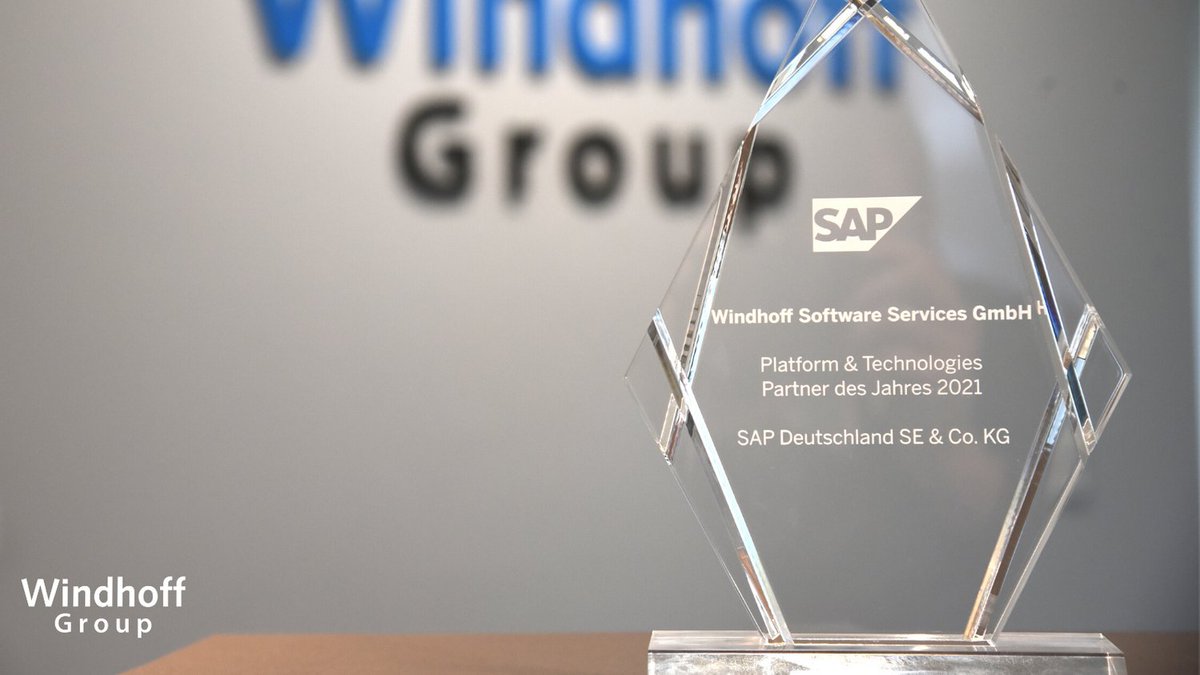 windhoff_group's tweet photo. Glänzendes Ergebnis: Wir freuen uns über die Auszeichnung Partner des Jahres 2021 im Bereich „Platform&Technologies“ durch SAP Deutschland:https://t.co/VlZeyMijl7
#windhoffgroup #projektegemeinsamentwickeln #DiamantSAP https://t.co/9fMsHP15Hp