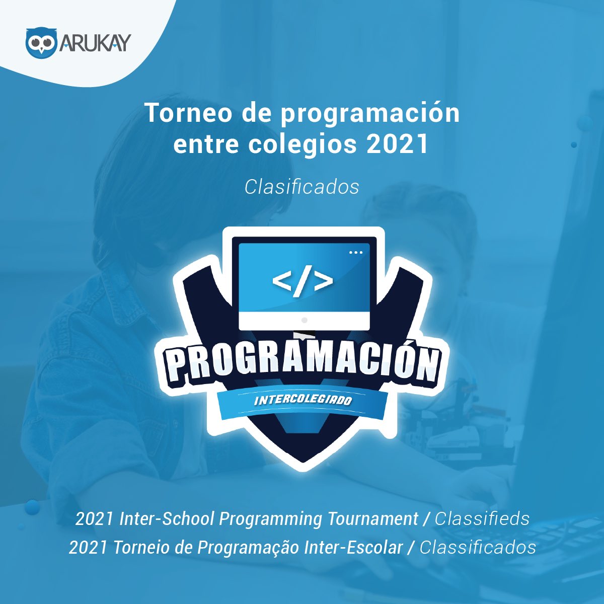 ArukayEdu's tweet image. 👉Conoce a los finalistas del Torneo de Programación 2021💻✨entre los colegios @ColegioPinares, @ccgoficial y otros🤩
.
#Arukay #Torneodeprogramación #CuartaRevoluciónIndustrial #machinelearning  #desarrolloweb #mundodigital #MasTICMejorPais