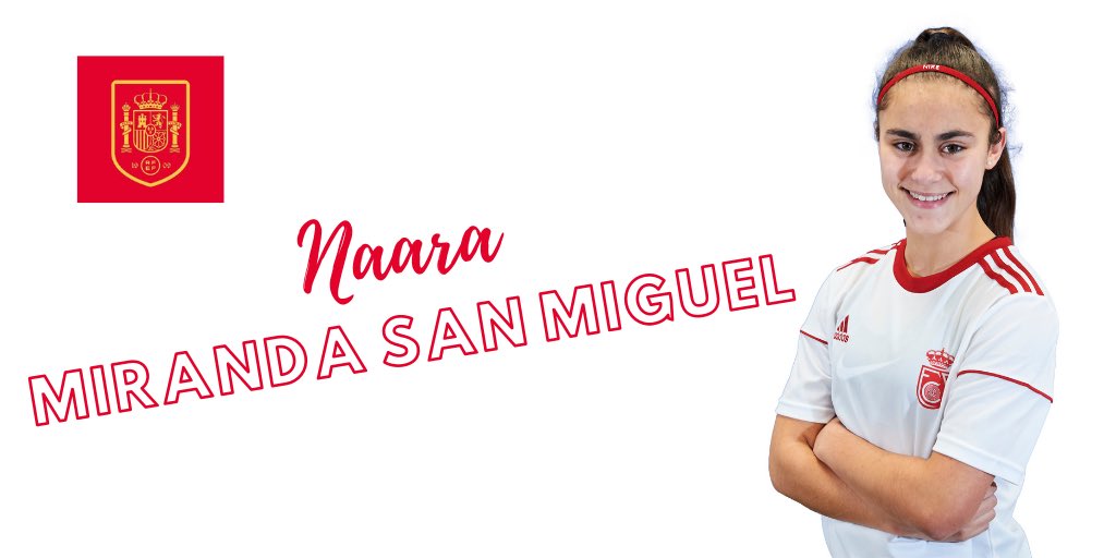 Naara Miranda convocada por la <a href="/SeFutbolFem/">Selección Española Femenina de Fútbol</a> SUB17 para los entrenamientos a celebrar en Alfaz del Pi del 31 de mayo al 3 de junio 

Enhorabuena <a href="/naaramiranda_8/">Naara</a>