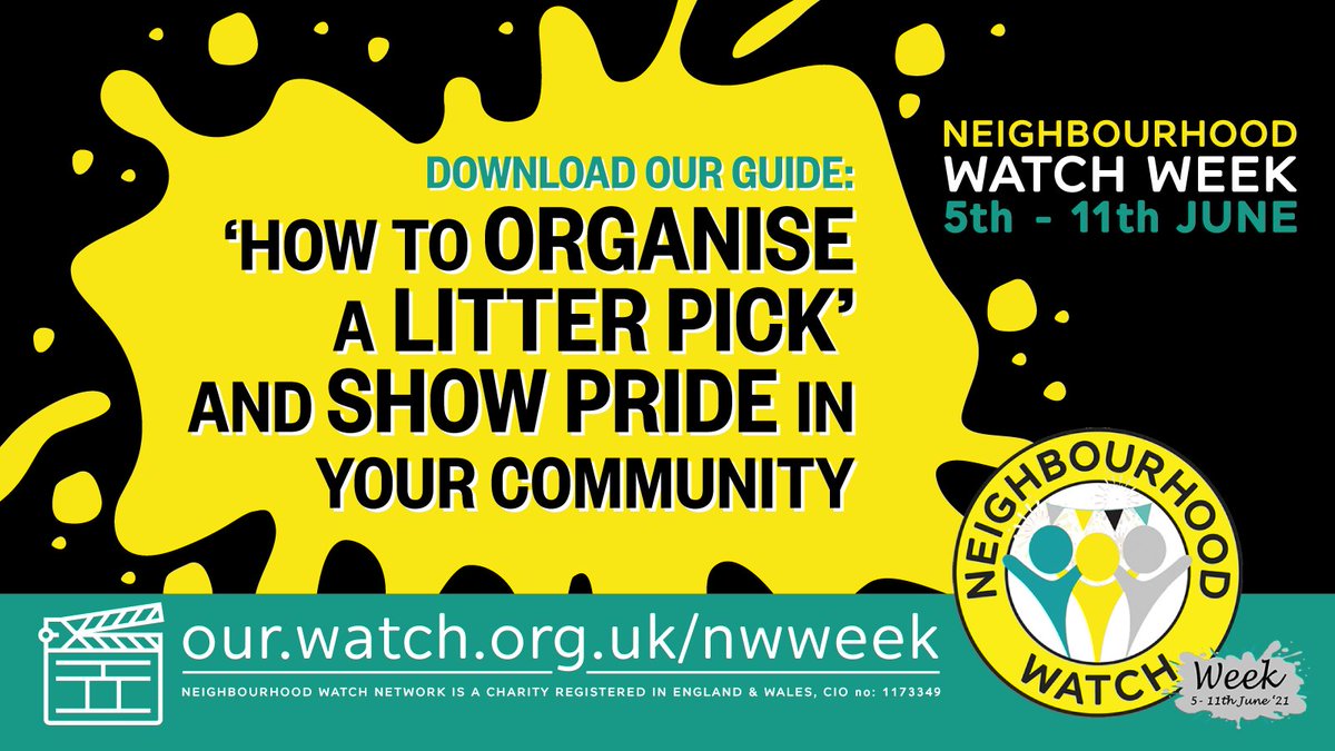 Organising a litter pick is one way of bringing your community together for a common goal. If you don’t know where to start, download our ‘HOW TO’ guide #LetsStayConnected Visit ourwatch.org.uk/nwweek <a href="/N_Watch/">Neighbourhood Watch</a> <a href="/SuffolkNW/">SuffolkNWAssociation</a>