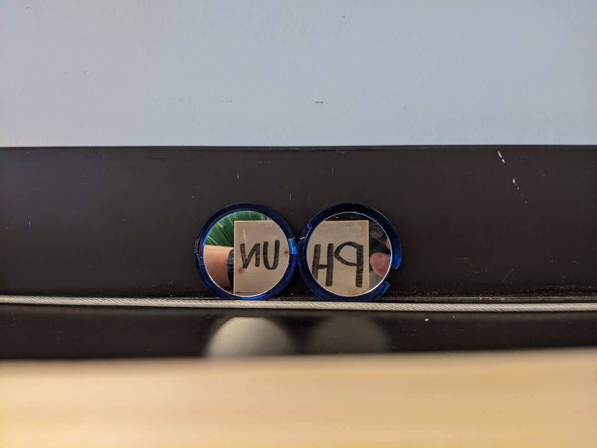 Searching for real images using compact mirrors. Real physics, Real phun <a href="/APSVirginia/">Arlington Public Schools</a> @YorktownAPs <a href="/Principal_YHS/">Dr. Kevin Clark</a> @APSscience <a href="/schuetzphysics/">aaron schuetz</a>