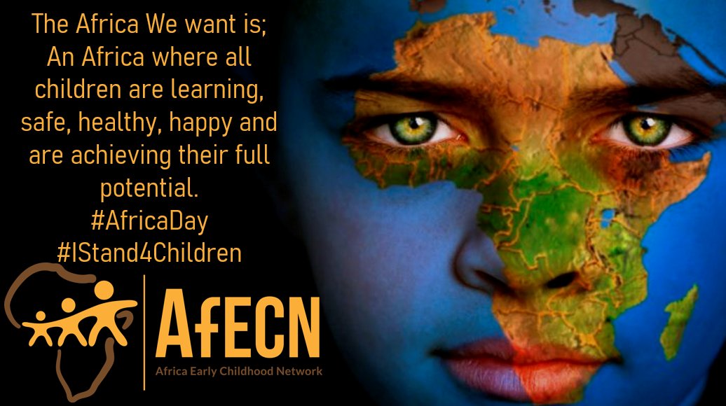 The Africa We want is; An Africa where all children are learning, safe, healthy, happy and are achieving their full potential.
#AfricaDay 
#IStand4Children