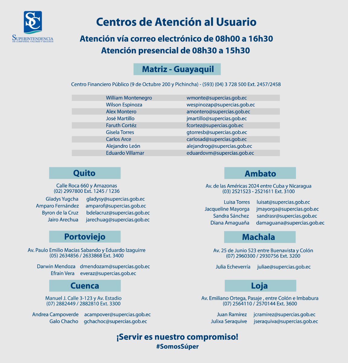 Superintendencia de Compañías, Valores y Seguros tweet media