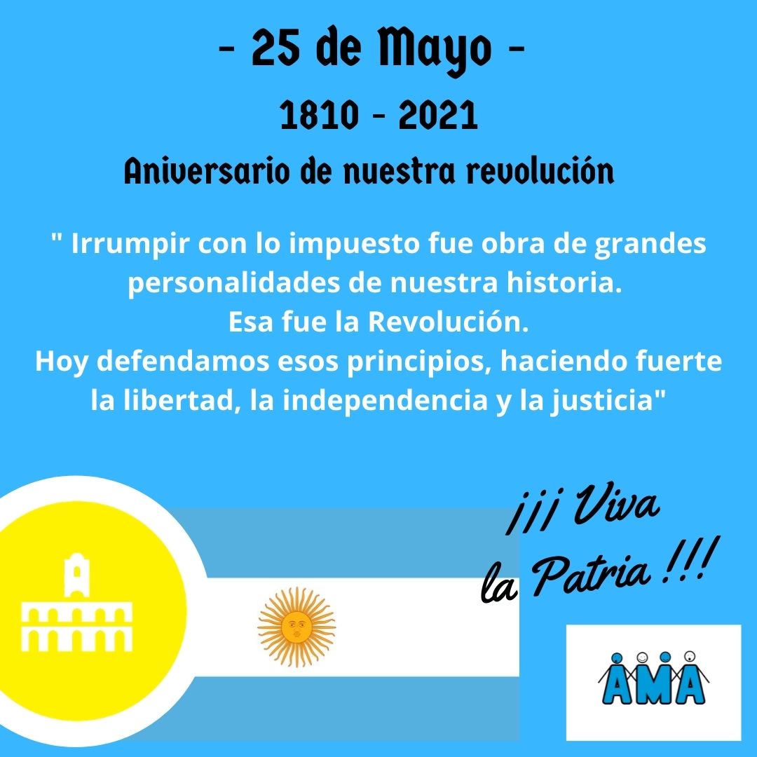 #DíaDeLaPatria #25deMayo #RevolucionDeMayo #VivaLaPatria ¡Buen Martes para todos! 🇦🇷🇦🇷🇦🇷 <a href="/AmaxAvellaneda/">AmaxAvellaneda</a>