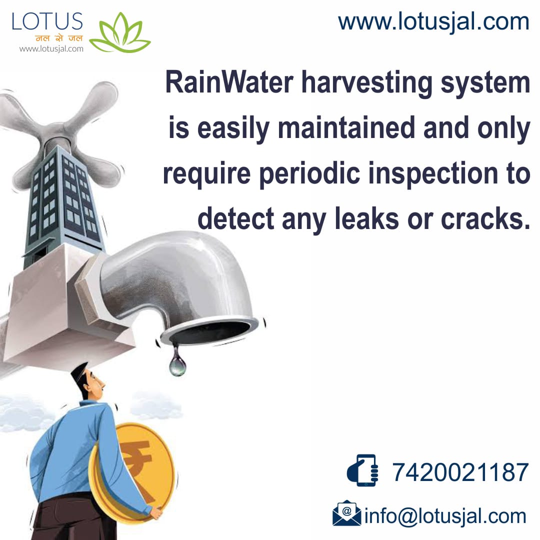 JalLotus's tweet photo. Rainwater harvesting system is easily maintained and only require periodic inspection to  detect any leaks or cracks.

Call - 7420021187
Visit - https://t.co/3Bq4YYQyNp
Sunpower India Ventures Pvt. Ltd.
#rainwaterharvesting #rainwatermanagement #rainwatercollection https://t.co/hSgvwXBFml