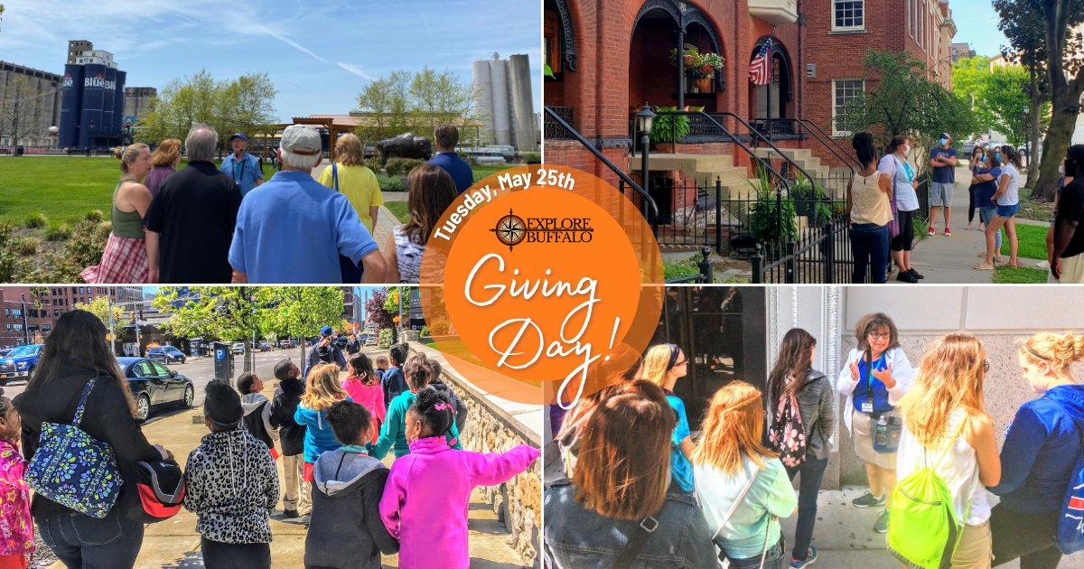 The first Explore Buffalo Giving Day starts now! Help us reach our goal of $2,500 in 24 hours! Your support is a boost to Explore Buffalo's comeback story in 2021, as we work to rebuild our program offerings across WNY. explorebuffalo.org/donate/