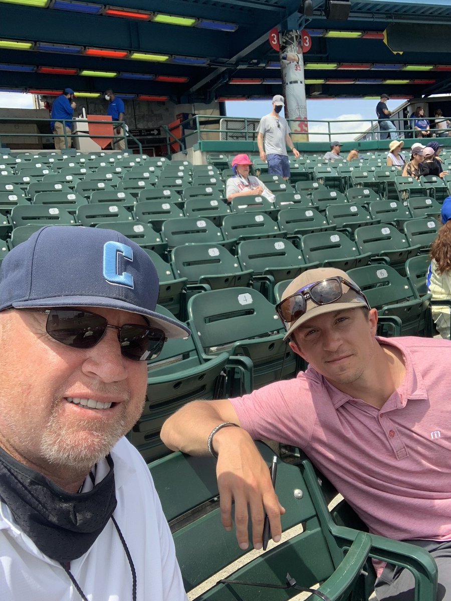 TayBlanks1's tweet photo. Spent some time with @qualityatbats giving me my PhD in baseball. The best. Hit ball hard you win. #CompeteWConfidence good hitters line out more. https://t.co/jVptmzQ7SN