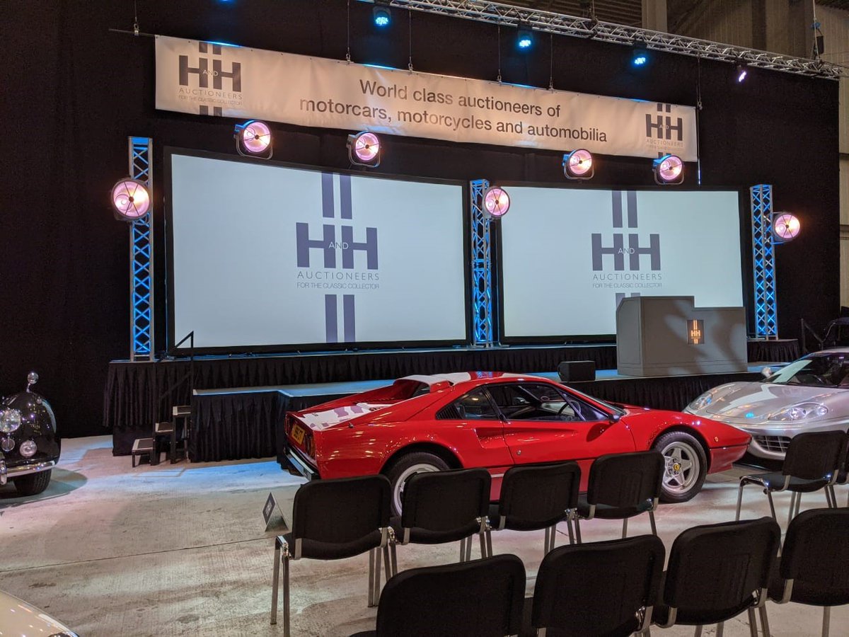 What a auction! #novumav #event #classiccarauction #eventshow #handhclassics #avequiptment #avproduction #avevents #eventproduction #eventstaging #classiccarevent