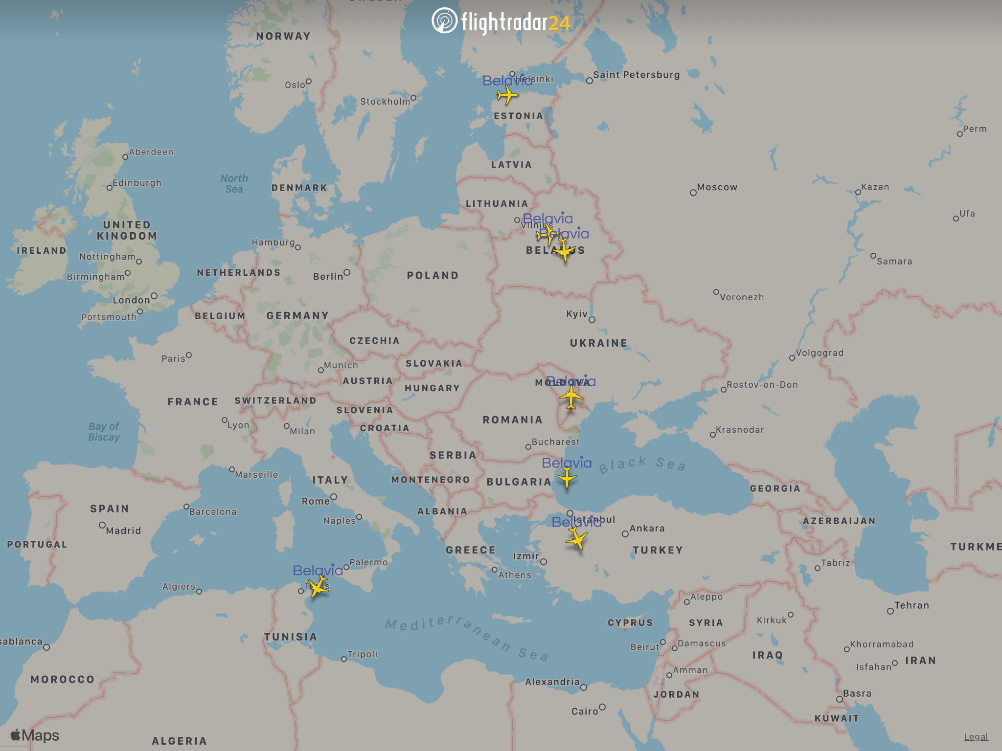 Airline Code Bru