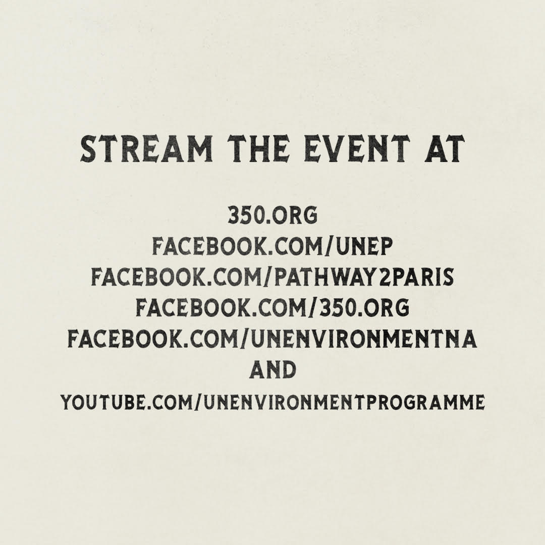 350's tweet photo. On World Environment Day, join us, @Pathway2Paris @UNEP for a special online concert all about how we can move forward to restore our communities, our ecosystems, and our climate. Tune in June 4th. #JustRecovery https://t.co/DosAYVhgaY
