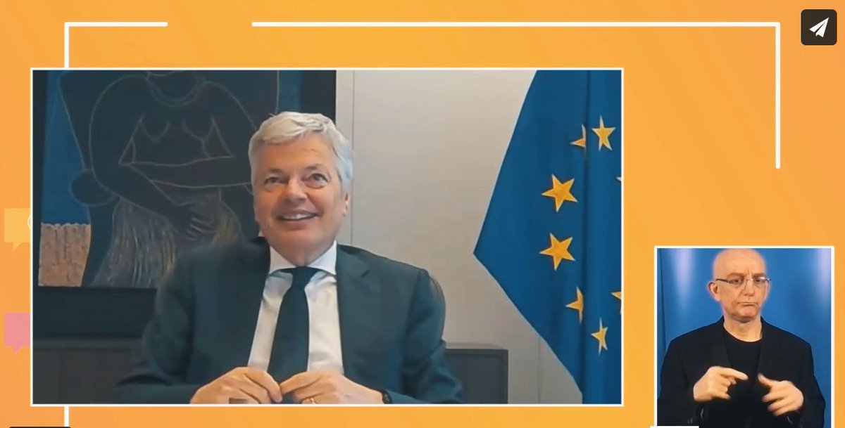 Lawyers4Rights's tweet photo. We are following the first session of the #CivilDialogueWeek organized by the @EU_Commission🇪🇺
Commissioner @dreynders launches the #CERV programme to promote EU fundamental rights
through civil society organizations📣
#CERV2021 #RuleOfLaw https://t.co/PXLF5DC8mL