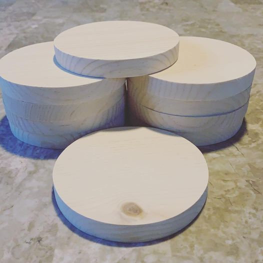 frameyourstory's tweet photo. my #etsy shop: Unfinished Wood Circles (4 1/2" x 4 1/2 " x 5/8" thick, 10 Pack) Solid pine DIY products https://t.co/zXJuj4O4l3 #homeimprovement #no #pine #woodworking #woodcutouts #unfinishedcircles #unfinisheddisks #diycoasters #diyornaments https://t.co/1X1p7Ii4Ct