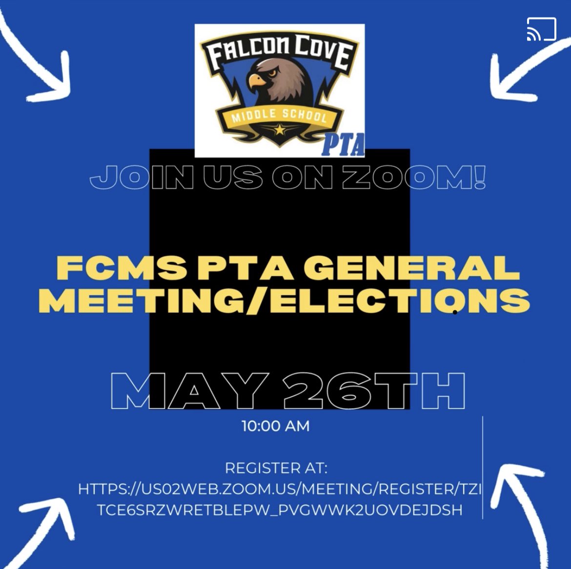 🚨Please join us for our General Meeting/Elections on Wednesday, May 26th at 10am!!🚨

You must register first to be able to join.

You are invited to a Zoom meeting. 
When: May 26, 2021 10:00 AM Eastern Time (US and Canada) 

us02web.zoom.us/meeting/regist…