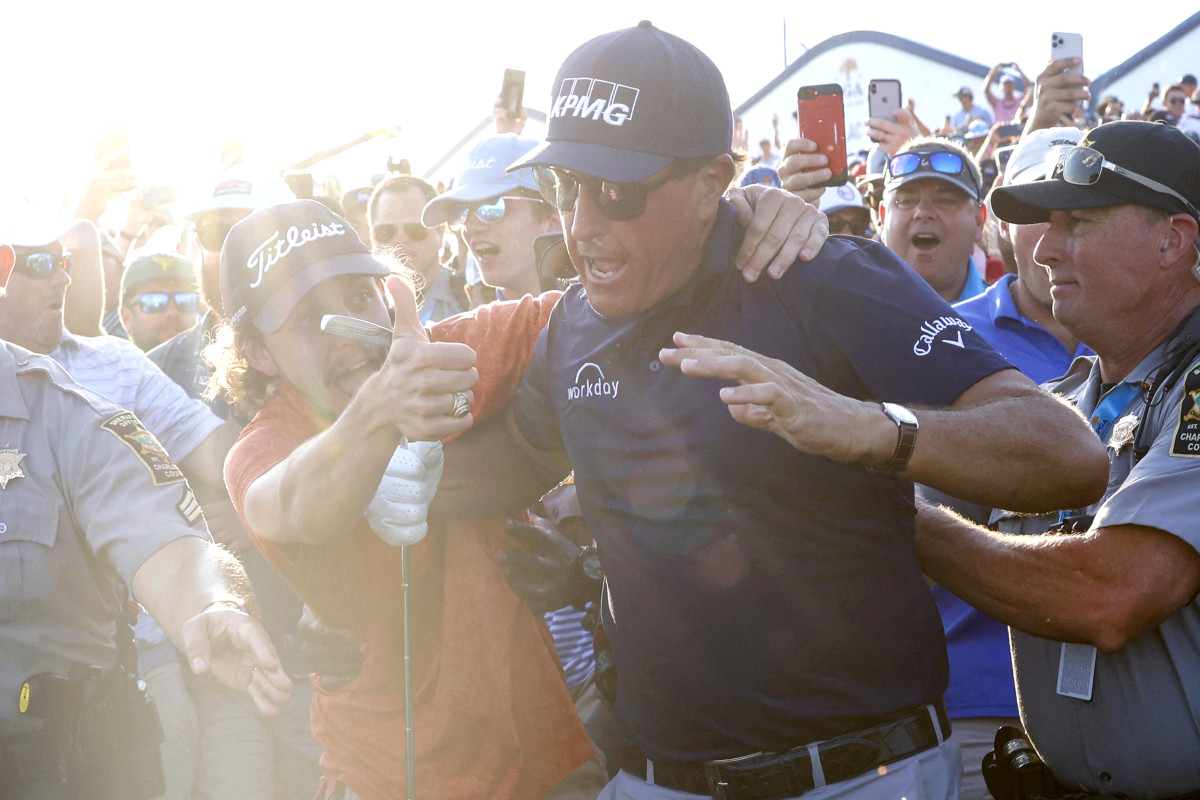 PGA CEO apologizes to Phil Mickelson, Brooks Koepka for fan mayhem at PGA Championship